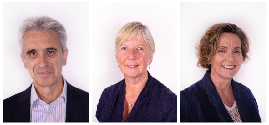 Photos of the three new non-executive directors