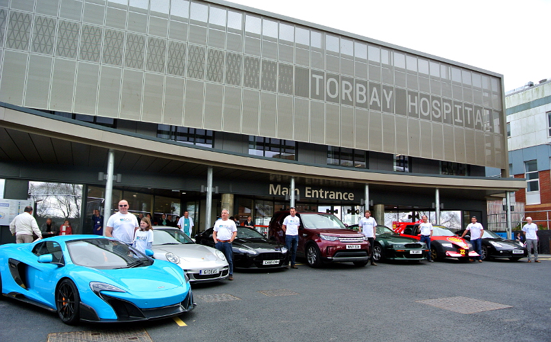 Survivor and surgeon take to supercars for local bowel cancer charity