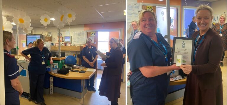 Team recognised with nursing excellence award - Torbay and South Devon ...