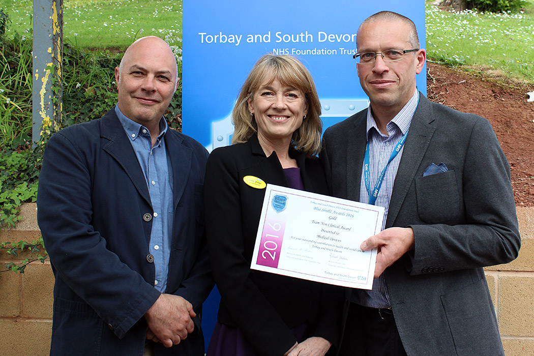 Medical Devices Team with Jane Viner (Chief Nurse) - Silver Team Non Clinical Award