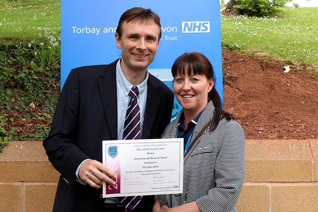 Dr Jamie Smith - Bronze Innovation and Research Award