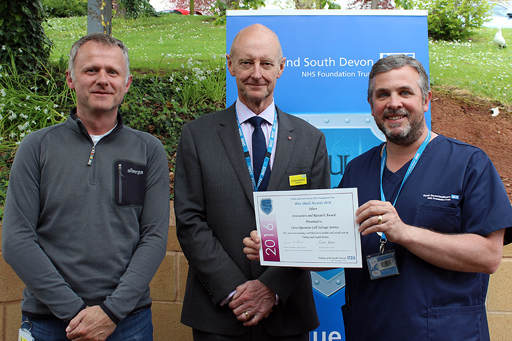 Intra Operative cell Salvage with Sir Richard Ibbotson (Chairman) - Silver Innovation and Research Award