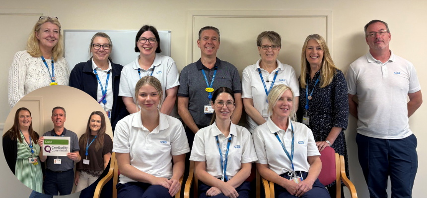 Group of staff smiling