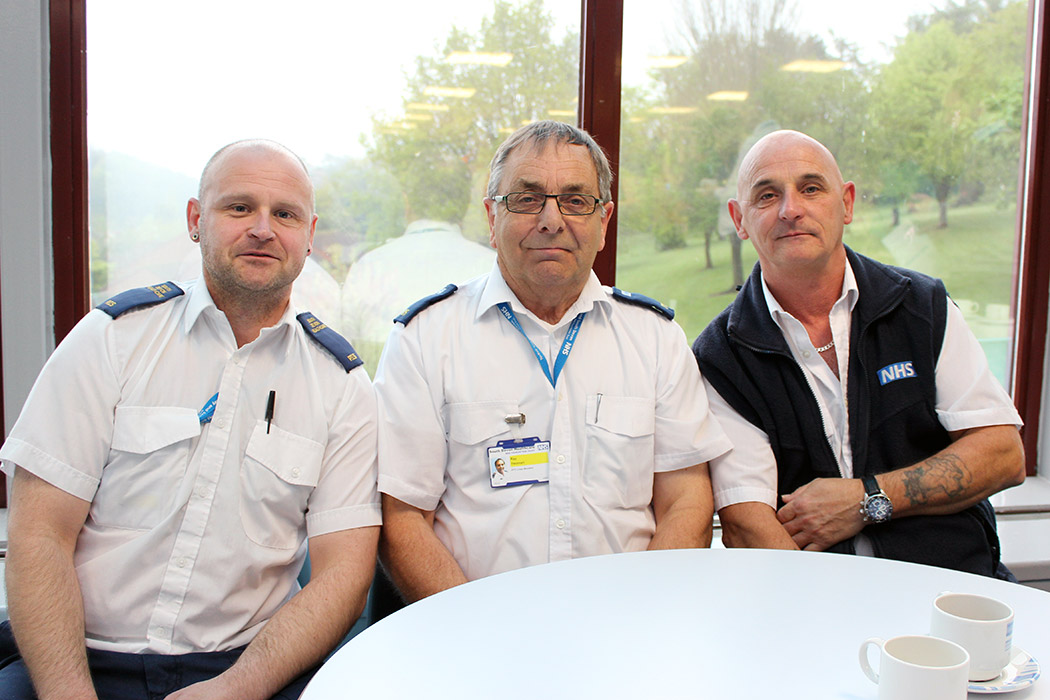 Staff from Patient Transport Services